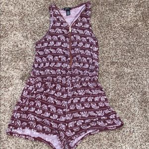 rue21 Elephant romper